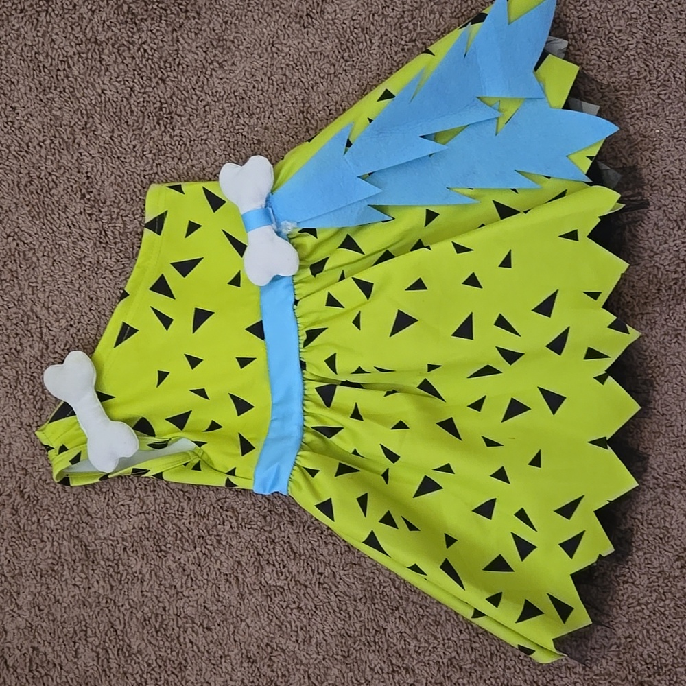 Kids Prehistoric Costume with Blue and Black Accents